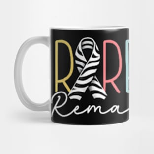 Rare Disease Awareness 2024 -Zebra Ribbon: Rare Disease Day Mug